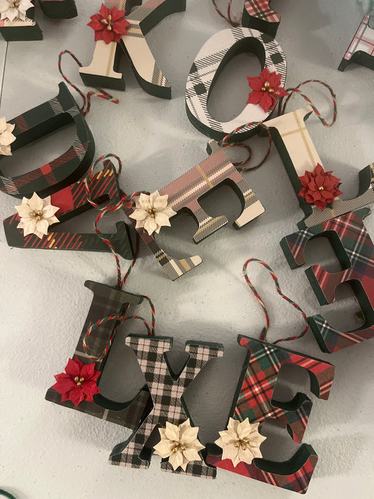 Letter Ornament