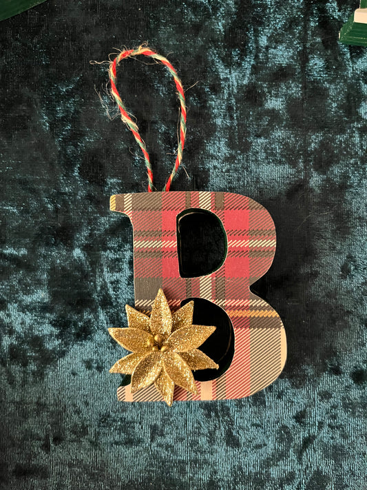 Letter B Ornament